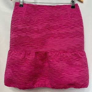 GIOFFRE Made in Italy Bubble Ruffle Hem Skirt EUC Size 8